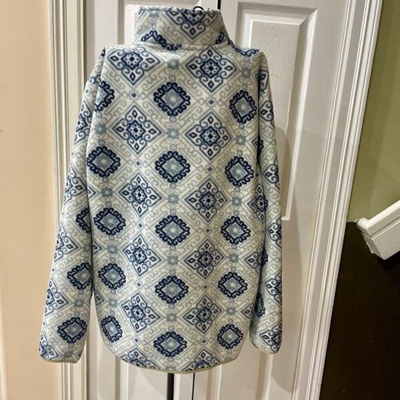 Pacsun Y2K 90’s PULLOVER FLLECE HIPPIE RETRO SZ XL BLUE(IVORY AESTHETIC CORE - Picture 14 of 15